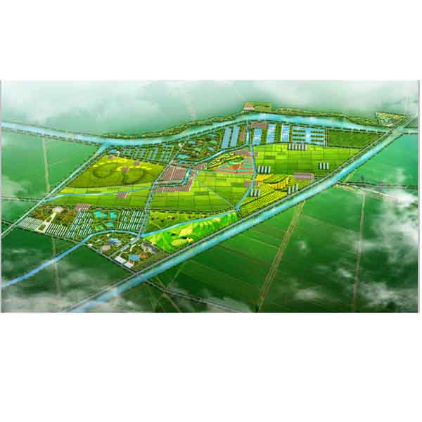 濟寧任城區創意農業示范園總體規劃鳥瞰